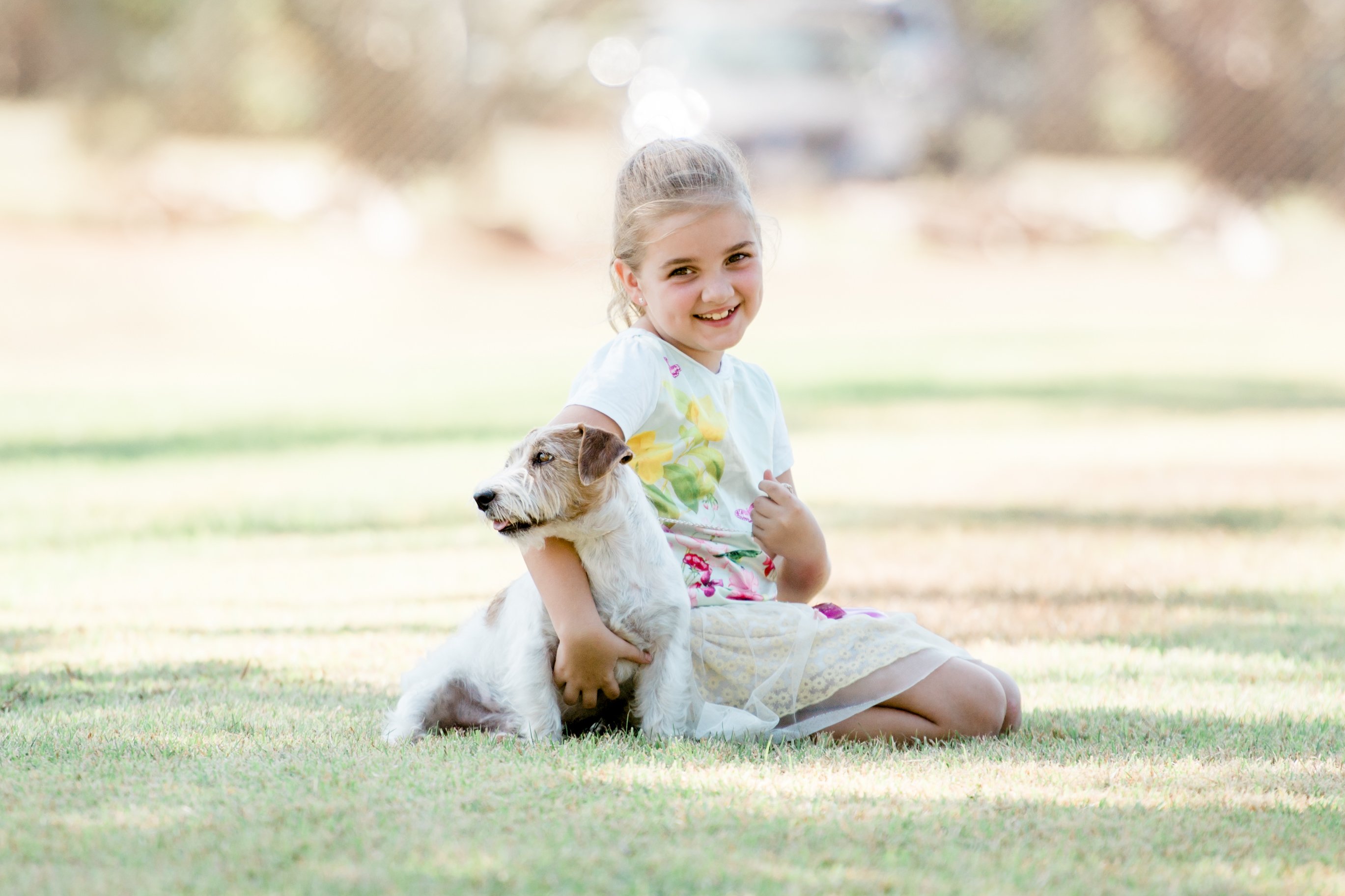 One of the NT's youngest competitiors with her best mate.